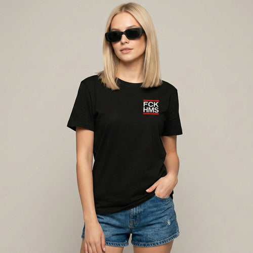 Camiseta manga corta - FCK HMS (en escudo) - 𝗨𝗡𝗜𝗦𝗘𝗫
