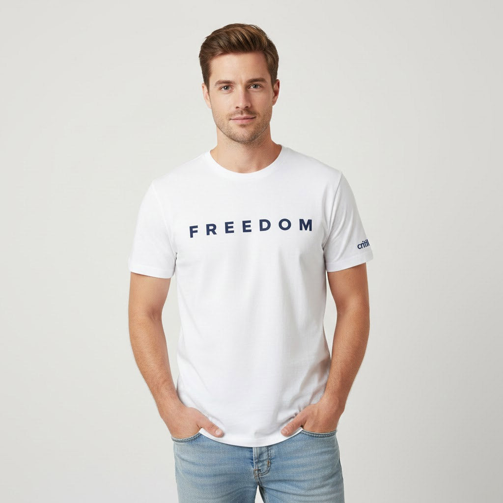 Camiseta manga corta - FREEDOM - Charlie Kirk