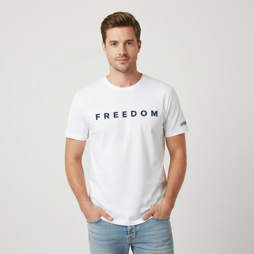 Camiseta manga corta - FREEDOM - Charlie Kirk