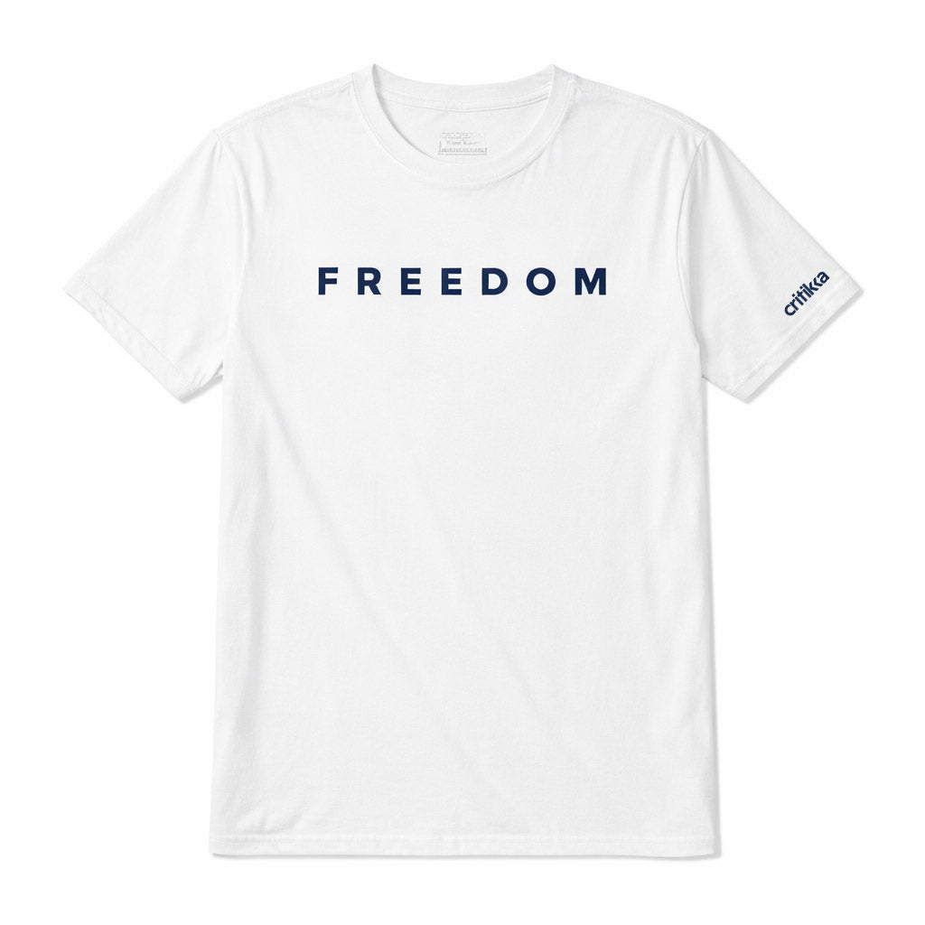 Camiseta manga corta - FREEDOM - Charlie Kirk