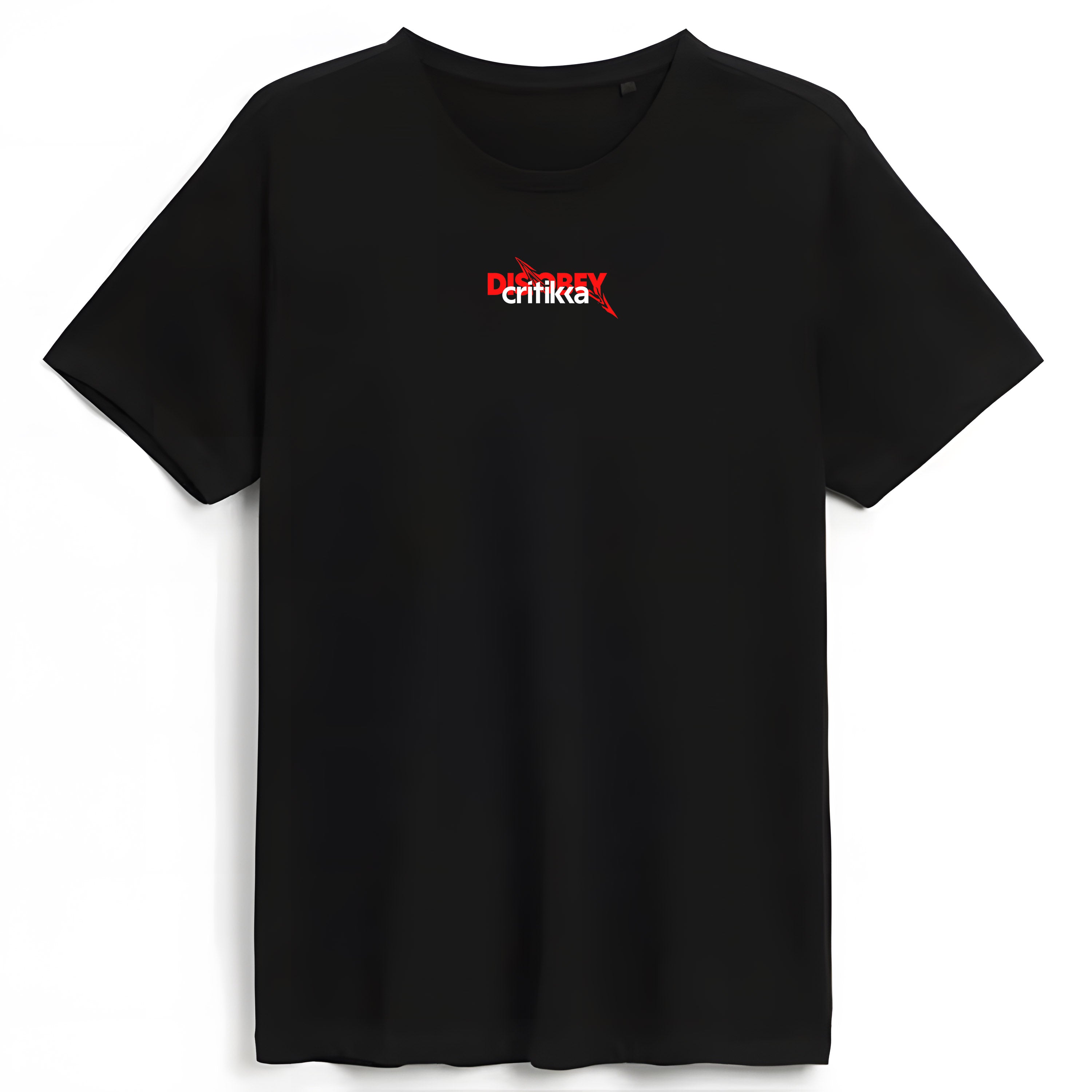 Camiseta manga corta negra - DISOBEY