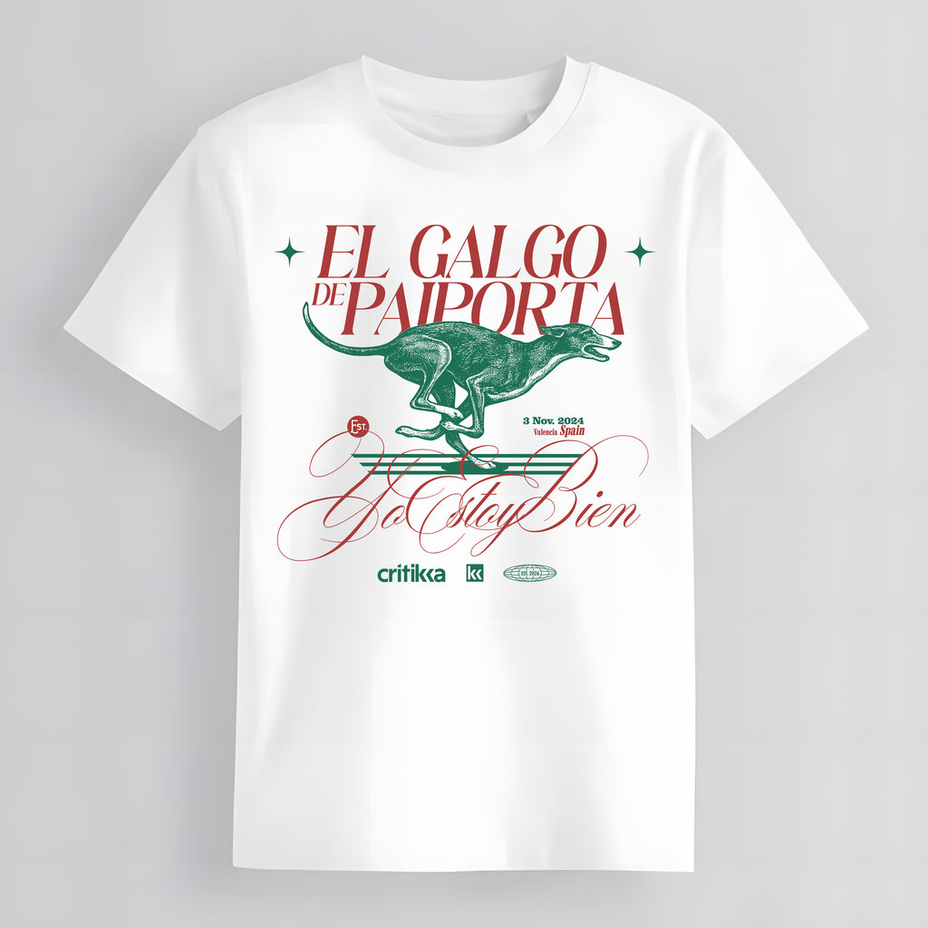 Camiseta manga corta - El Galgo de Paiporta