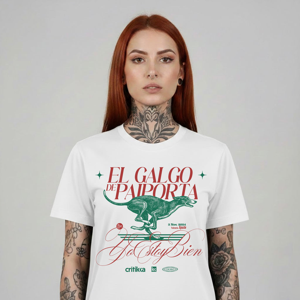 Camiseta manga corta - El Galgo de Paiporta