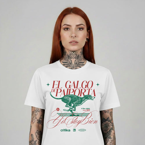 Camiseta manga corta - El Galgo de Paiporta - 𝗨𝗡𝗜𝗦𝗘𝗫