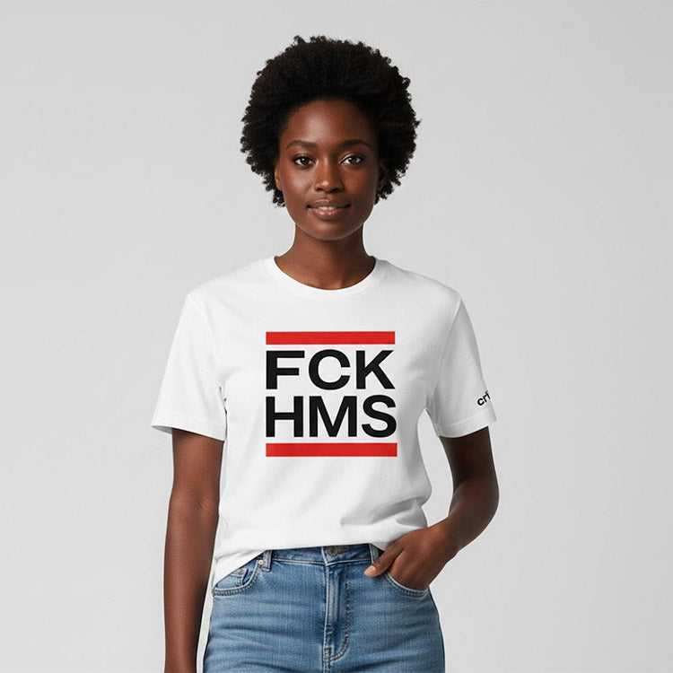Camiseta manga corta blanca - FCK HMS