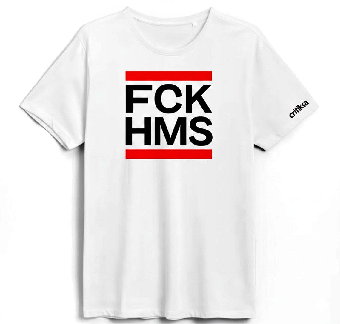 Camiseta manga corta blanca - FCK HMS