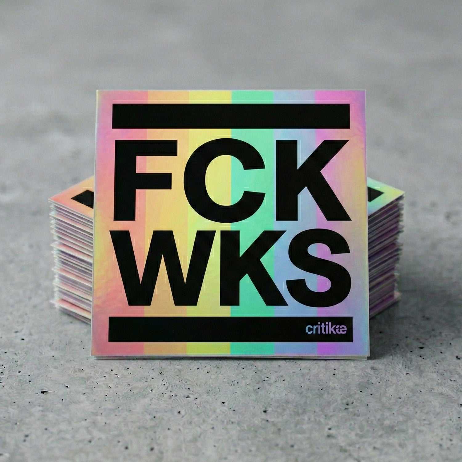 Pegatinas FCK WKS- 100und.