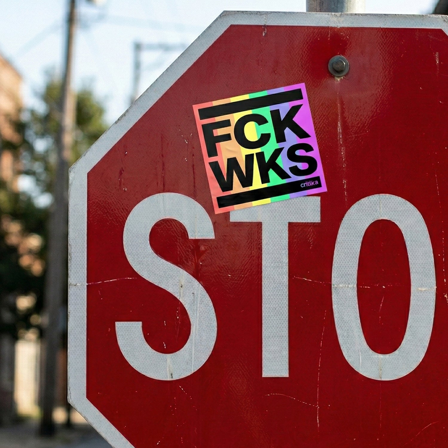 Pegatinas FCK WKS- 100und.