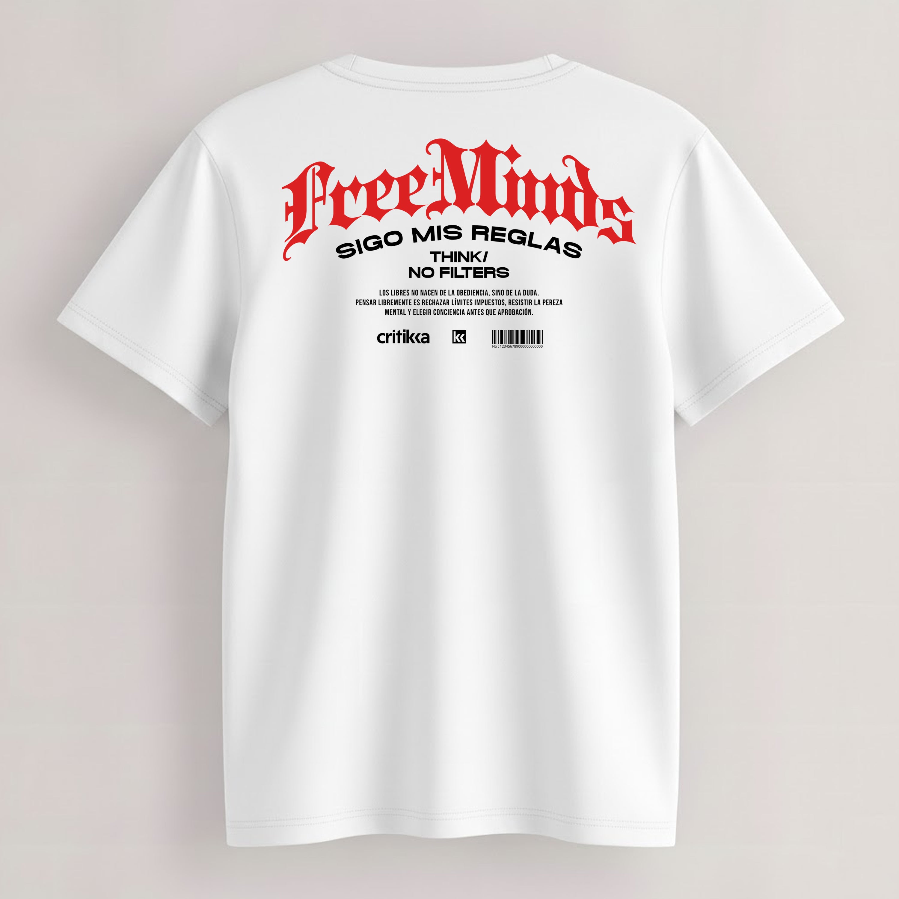 Camiseta manga corta - Free Minds