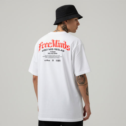 Camiseta manga corta - Free Minds - 𝗨𝗡𝗜𝗦𝗘𝗫