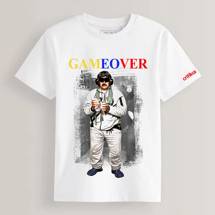 Camiseta manga corta - Maduro GAME OVER