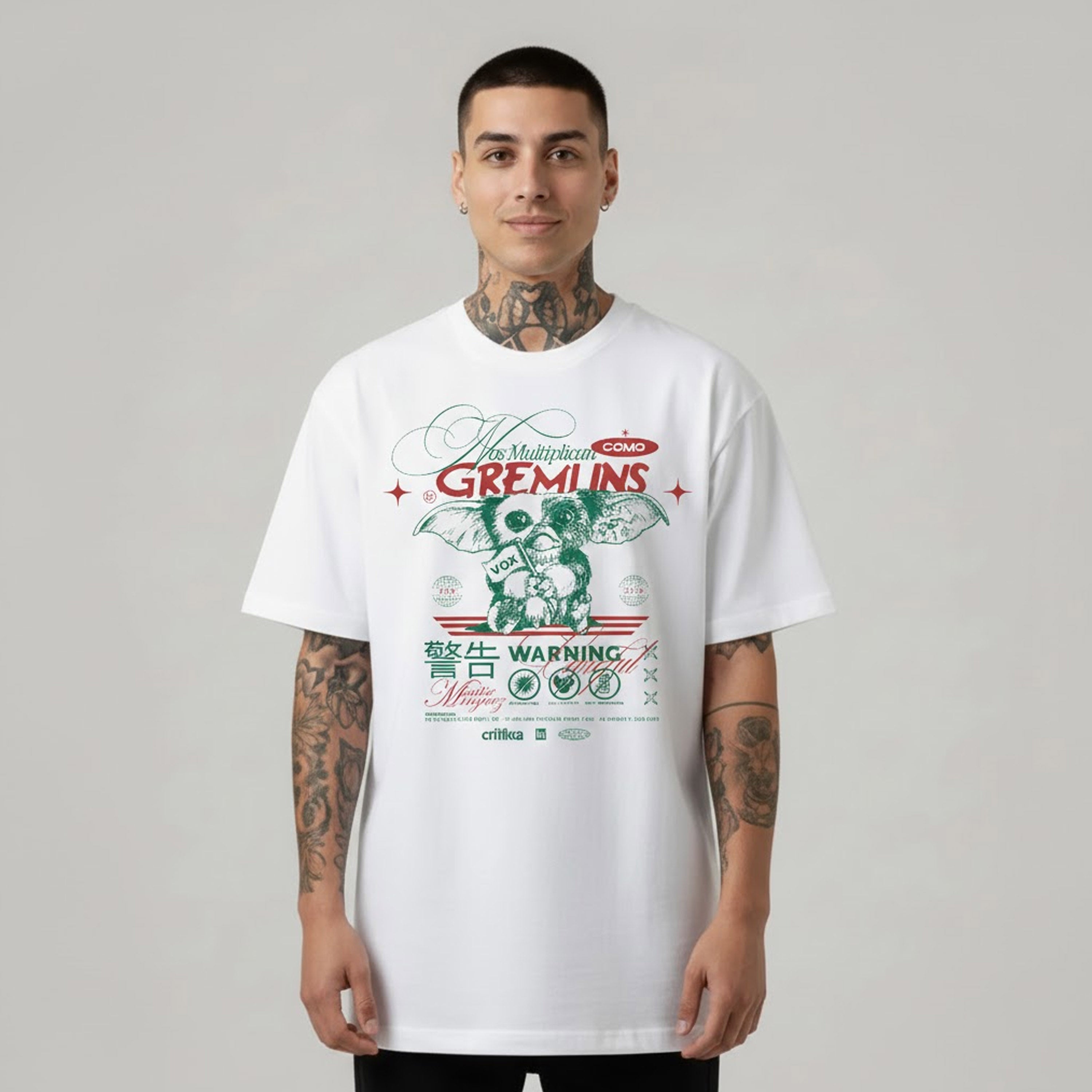 Camiseta manga corta - Nos Multiplican como Gremlins