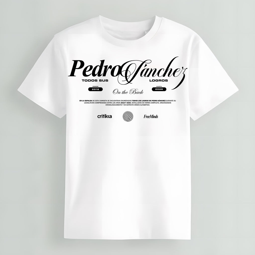 Camiseta manga corta - Los Logros de Pedro Sánchez