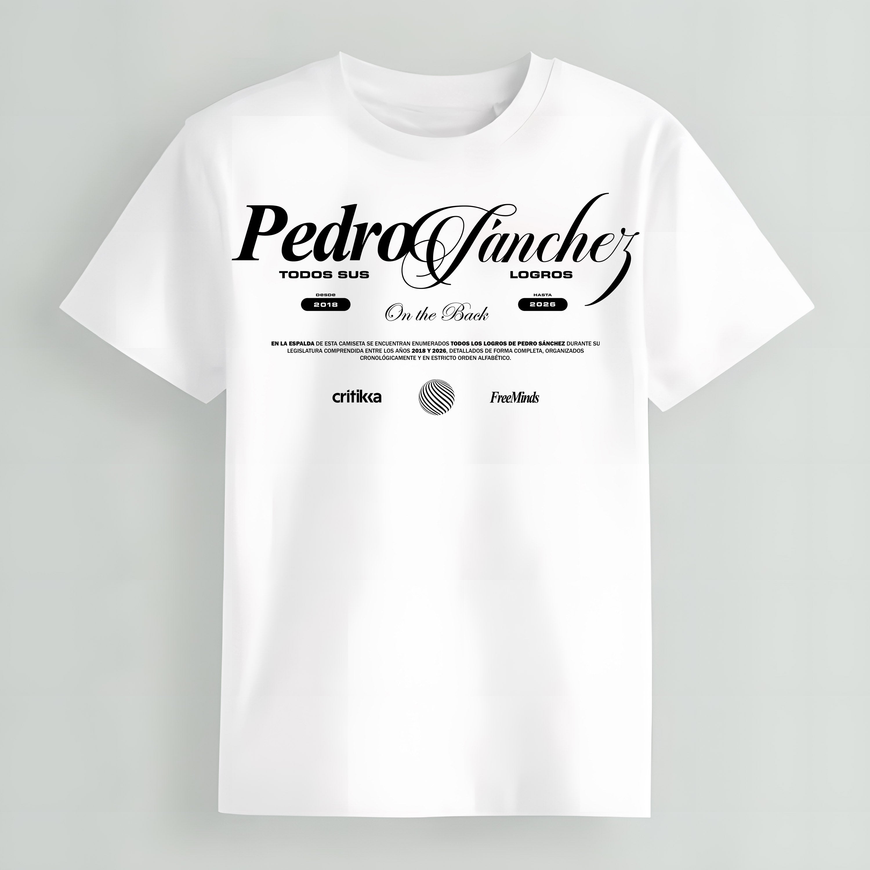 Camiseta manga corta - Los Logros de Pedro Sánchez