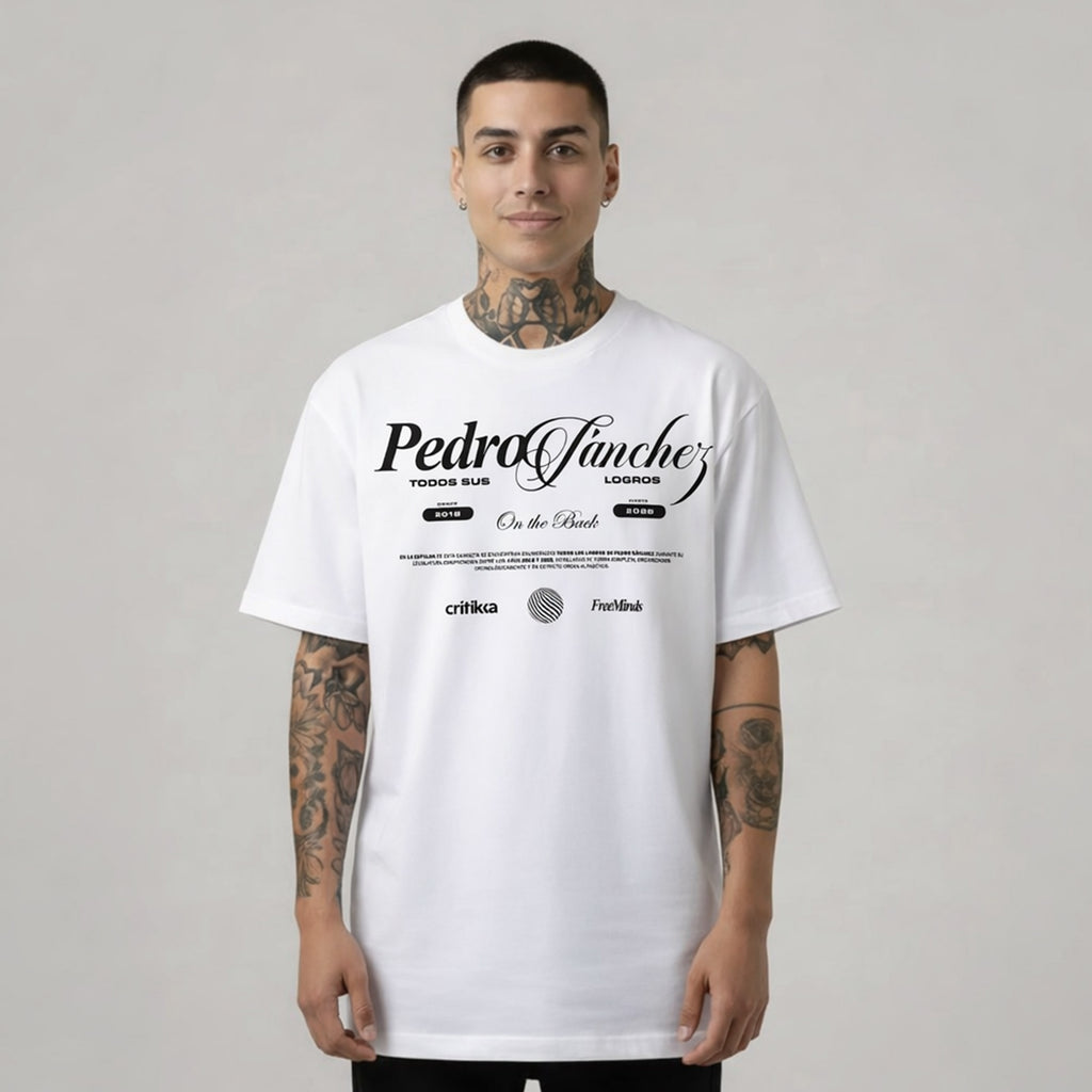 Camiseta manga corta - Los Logros de Pedro Sánchez