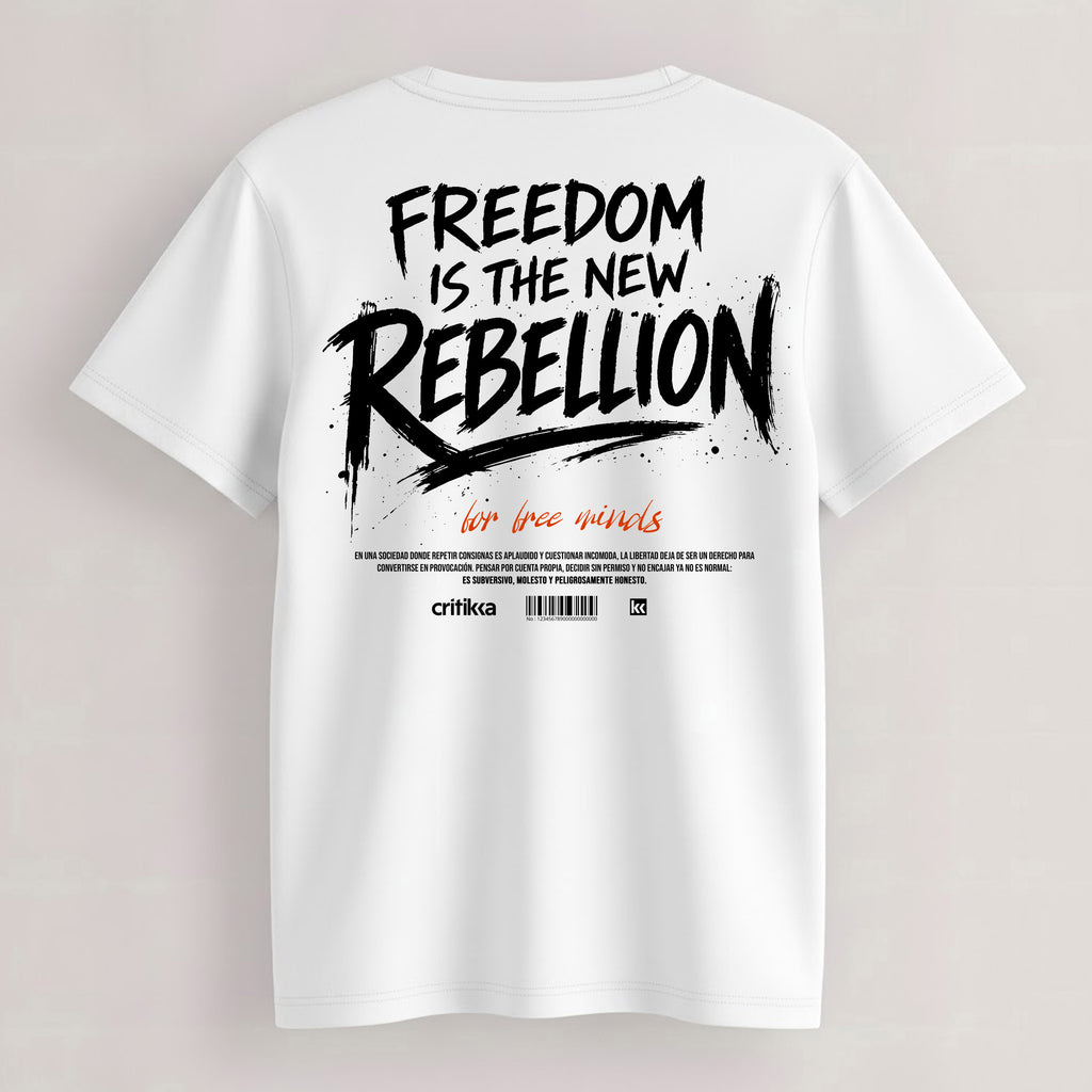 Camiseta manga corta - Freedom is the New Rebellion