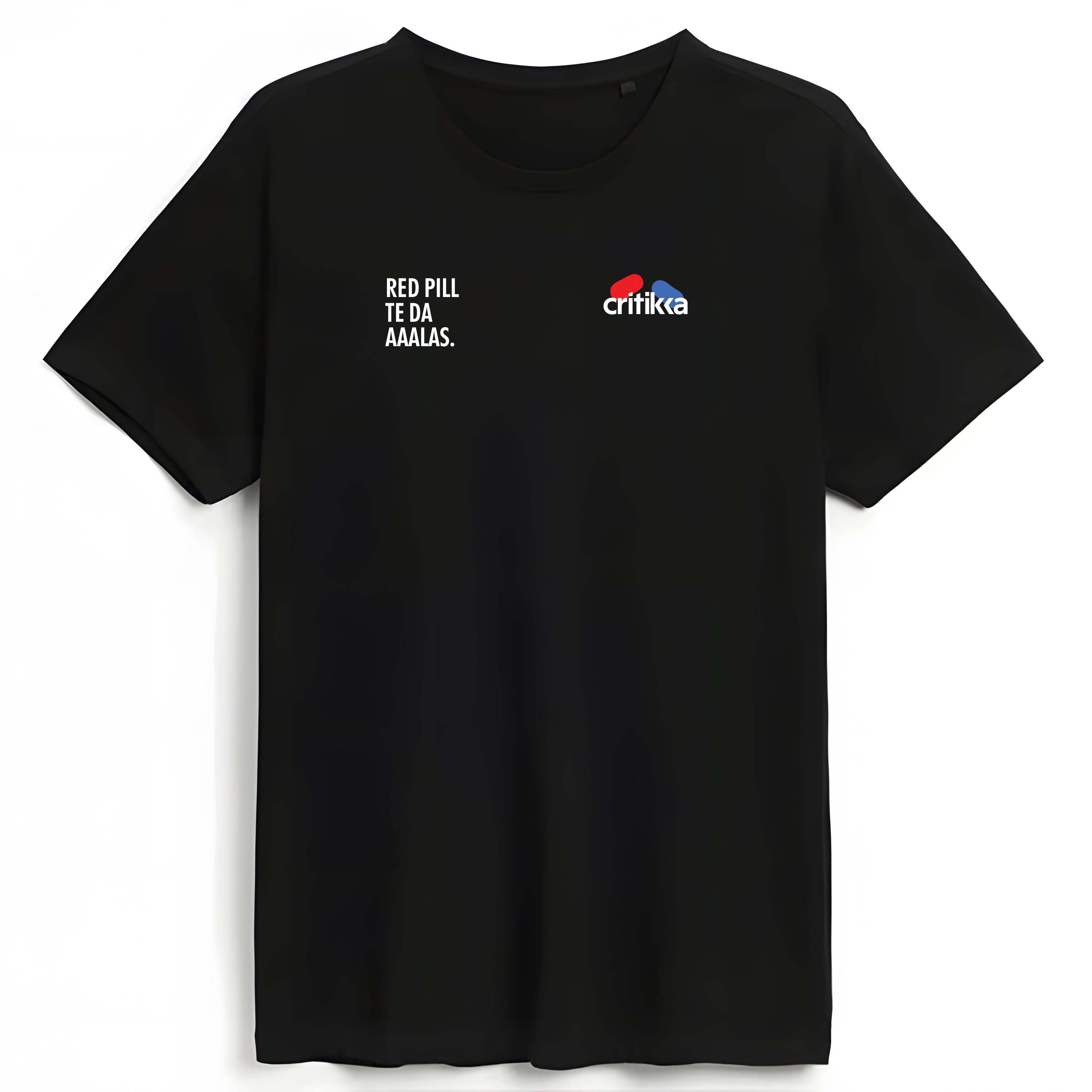 Camiseta manga corta negra - Red Pill