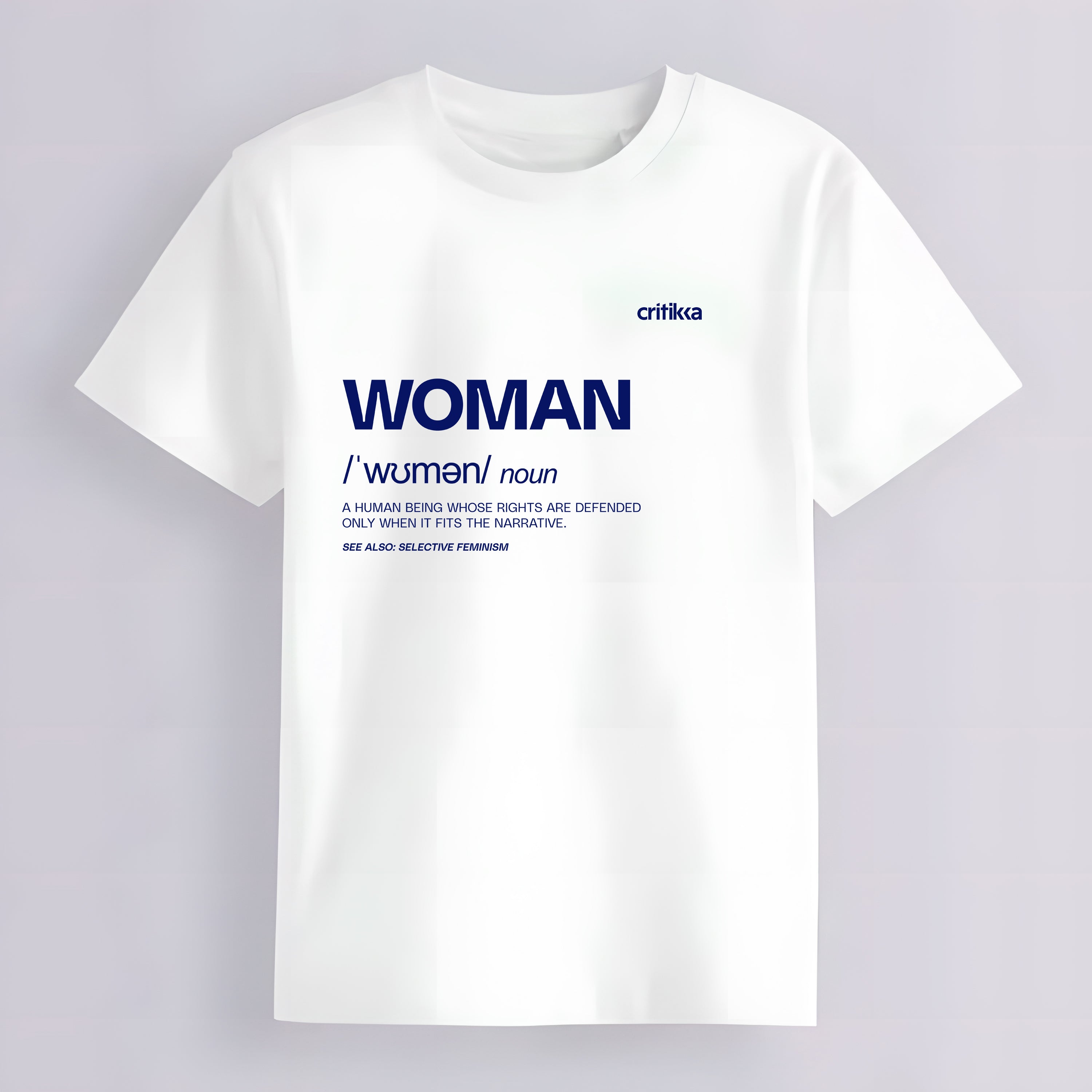 Camiseta manga corta - WOMAN Selective Feminism
